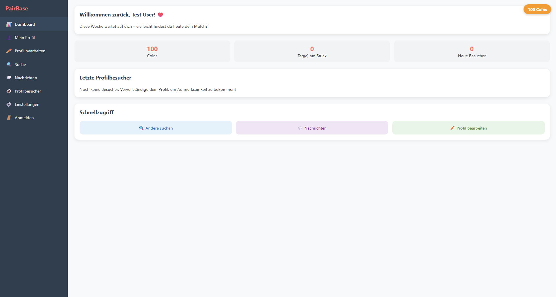 User Dashboard